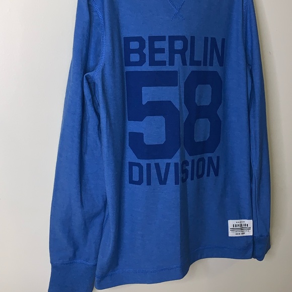 H&M BERLIN HOODIE LIGHTWEIGHT PULLOVER SWEATSHIRT SOCCER JERSEY SHIRT FUTBOL TOP - Picture 2 of 9